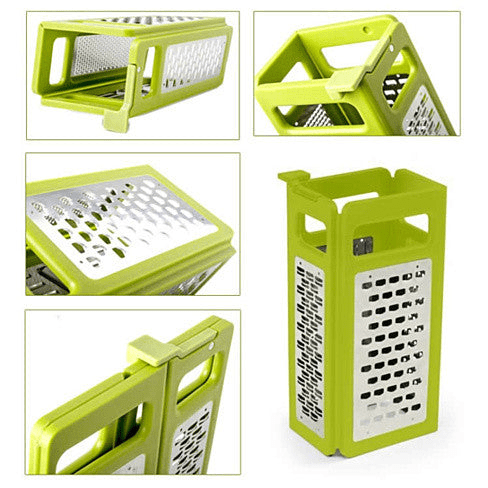 Space Saver 4 in 1 Foldable Slicer and Grater - Pantryjoy