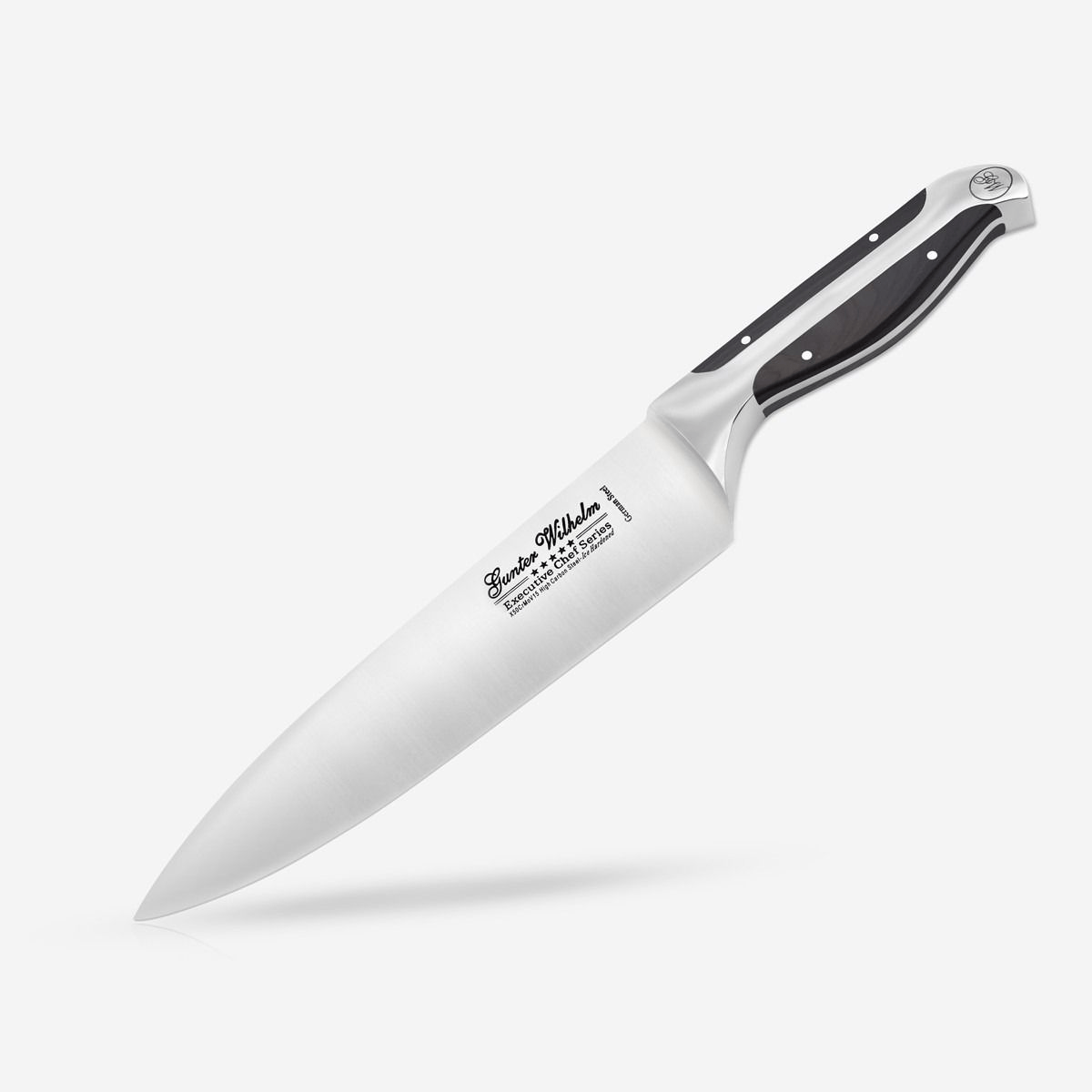 Gunter Wilhelm Thunder 8 Inch Chef Knife, Black ABS SKU: '2008 - Pantryjoy