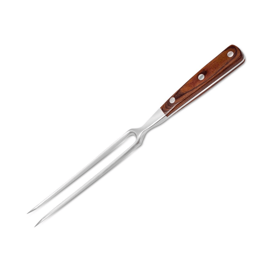 Gunter Wilhelm Thunder 8 inch Carving Fork, Brown Pakkawood SKU: '222 - Pantryjoy