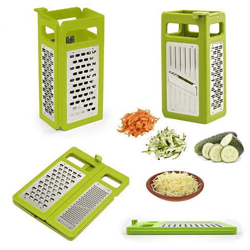Space Saver 4 in 1 Foldable Slicer and Grater - Pantryjoy