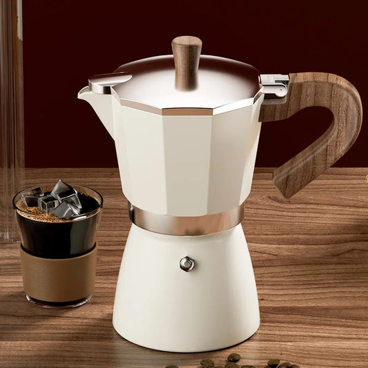 DecorBites™ 300ml Classic Coffee Machine by GIANXI: Aluminum Italian Stove Top Mocha Pot