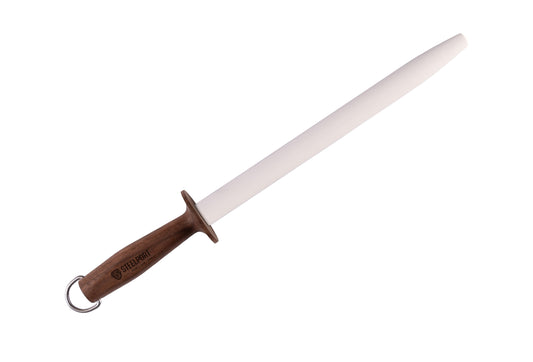 12" Oval Ceramic Honing Rod